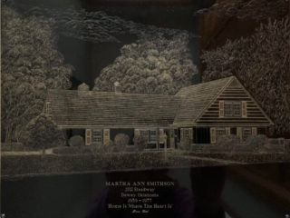 Home engraving gift given by Dad engraving