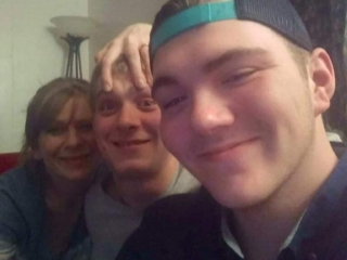 mom and her sons