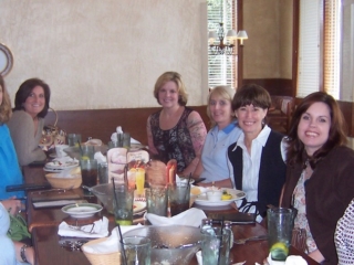 group of women having lunch