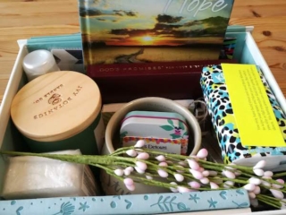 box filled with gifts