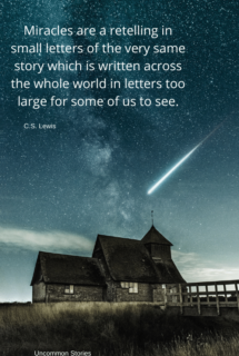 Pinterest pin quote on miracles