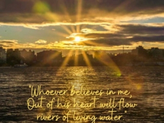 Out of his heart will flow rivers of living water