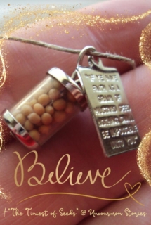 Mustard seed necklace &quot;Believe&quot;