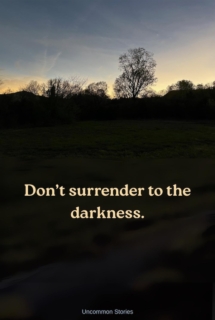 Don’t Surrender #2 – 1 darkness falling at sunset